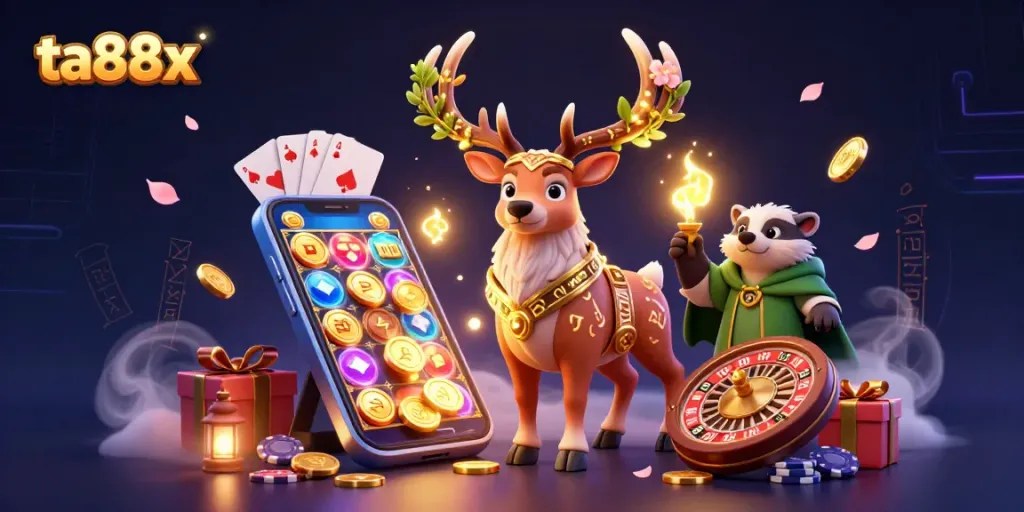 Engage in the thrilling spirit of ta88x with stunning carnival gaming elements and enchanting characters.