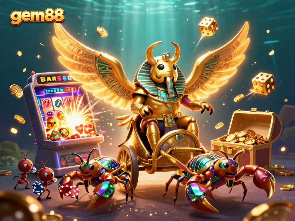 Experience thrilling jackpots with gem88's exciting games featuring vibrant characters and dynamic visuals.