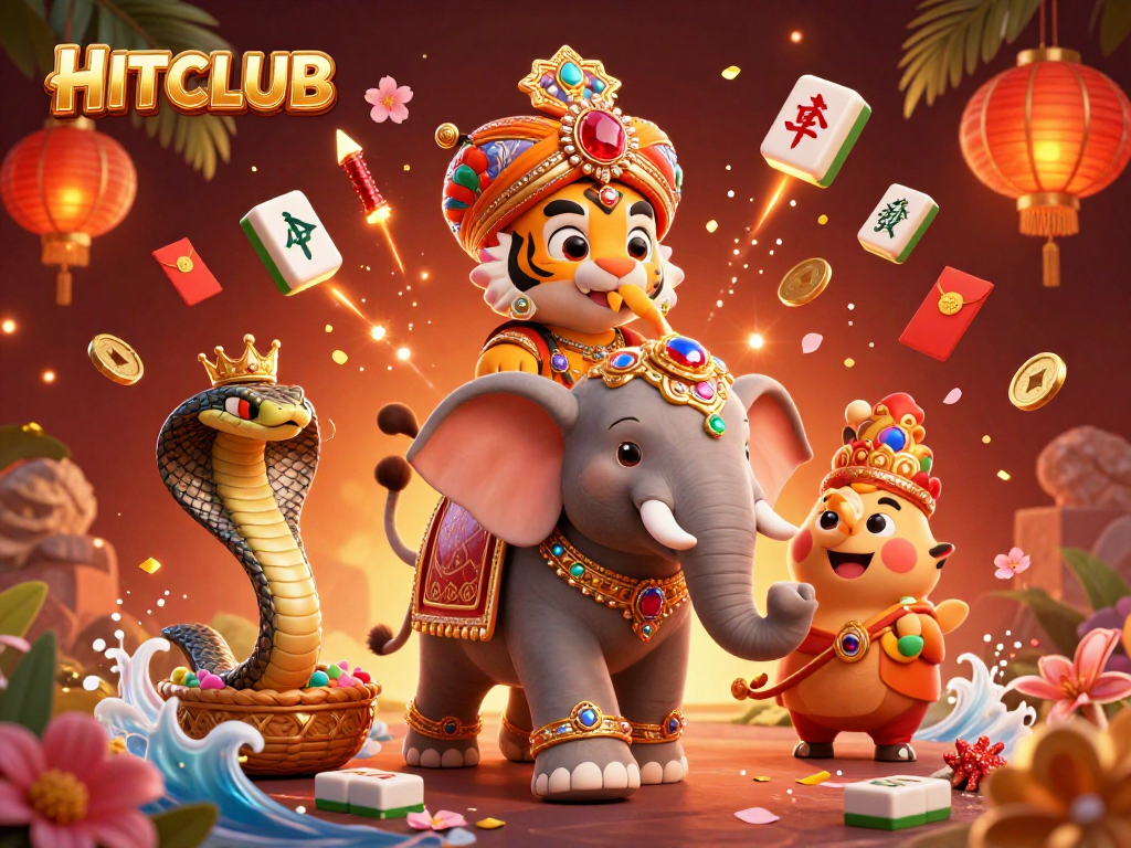 Experience HITCLUB with enchanting gameplay and vibrant elements in a rich 3D casino scene.