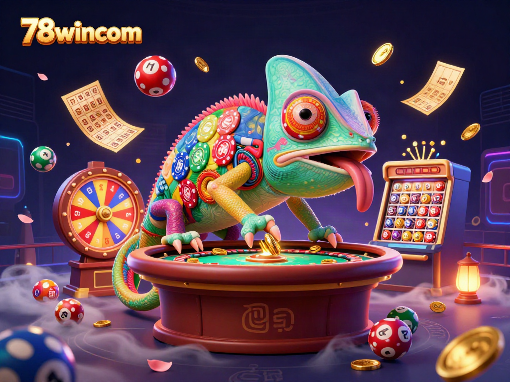 Engage with the vibrant world of gambling at 78wincom's animated casino showcase.